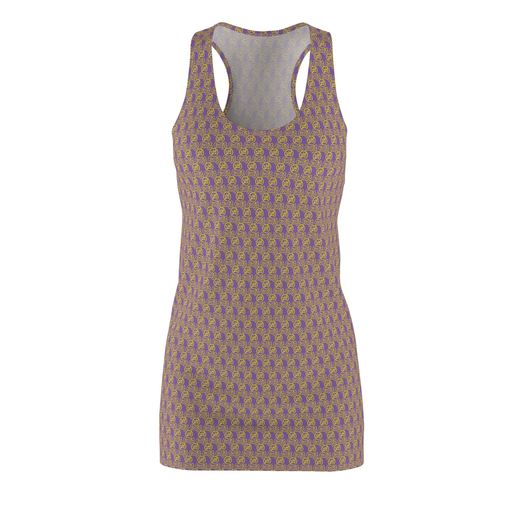 Light Purple Golden fudjt No Kings 1.25 Chic Racerback Dress