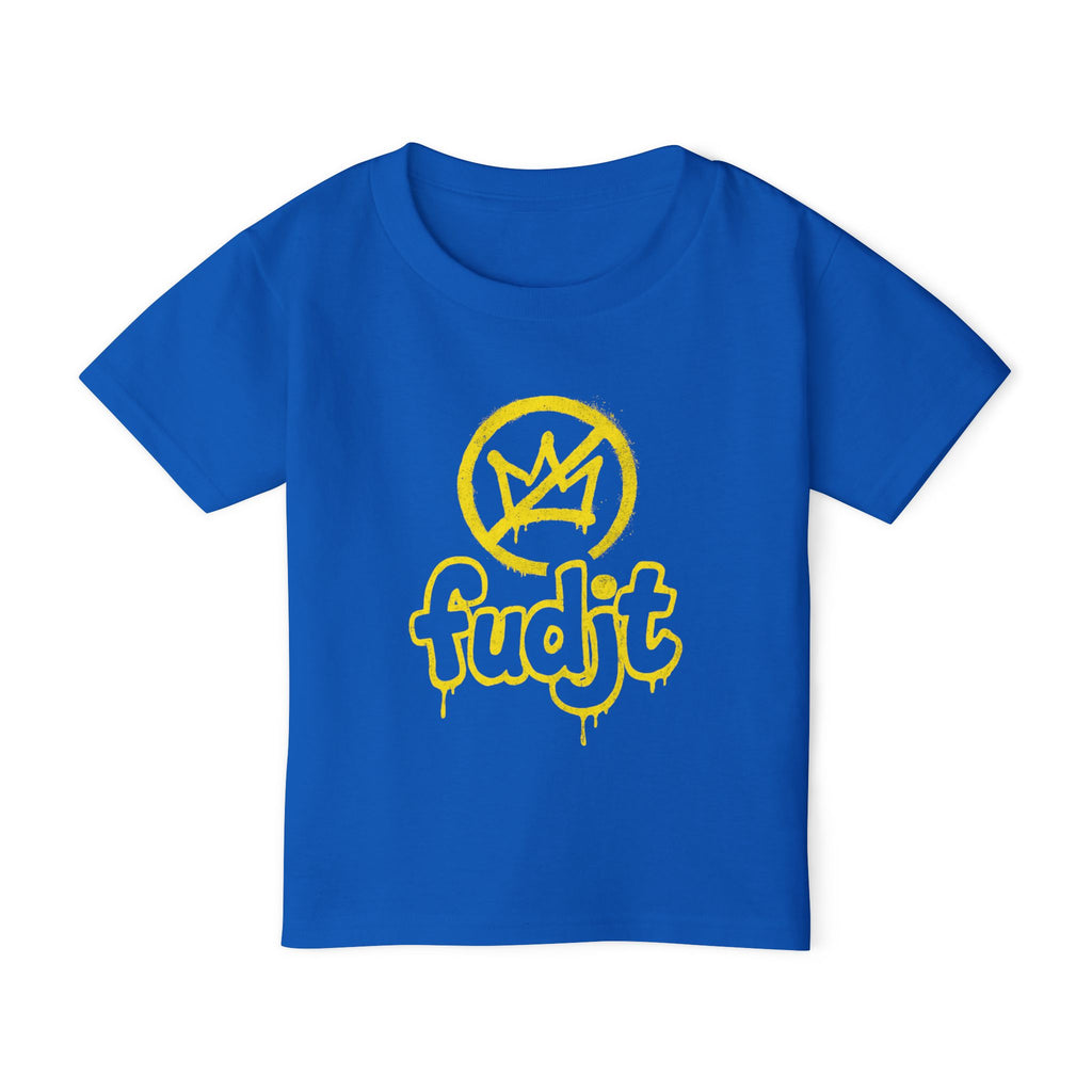 fudjt Toddler Tee with Golden fudjt No Kings Design | 6 Colors