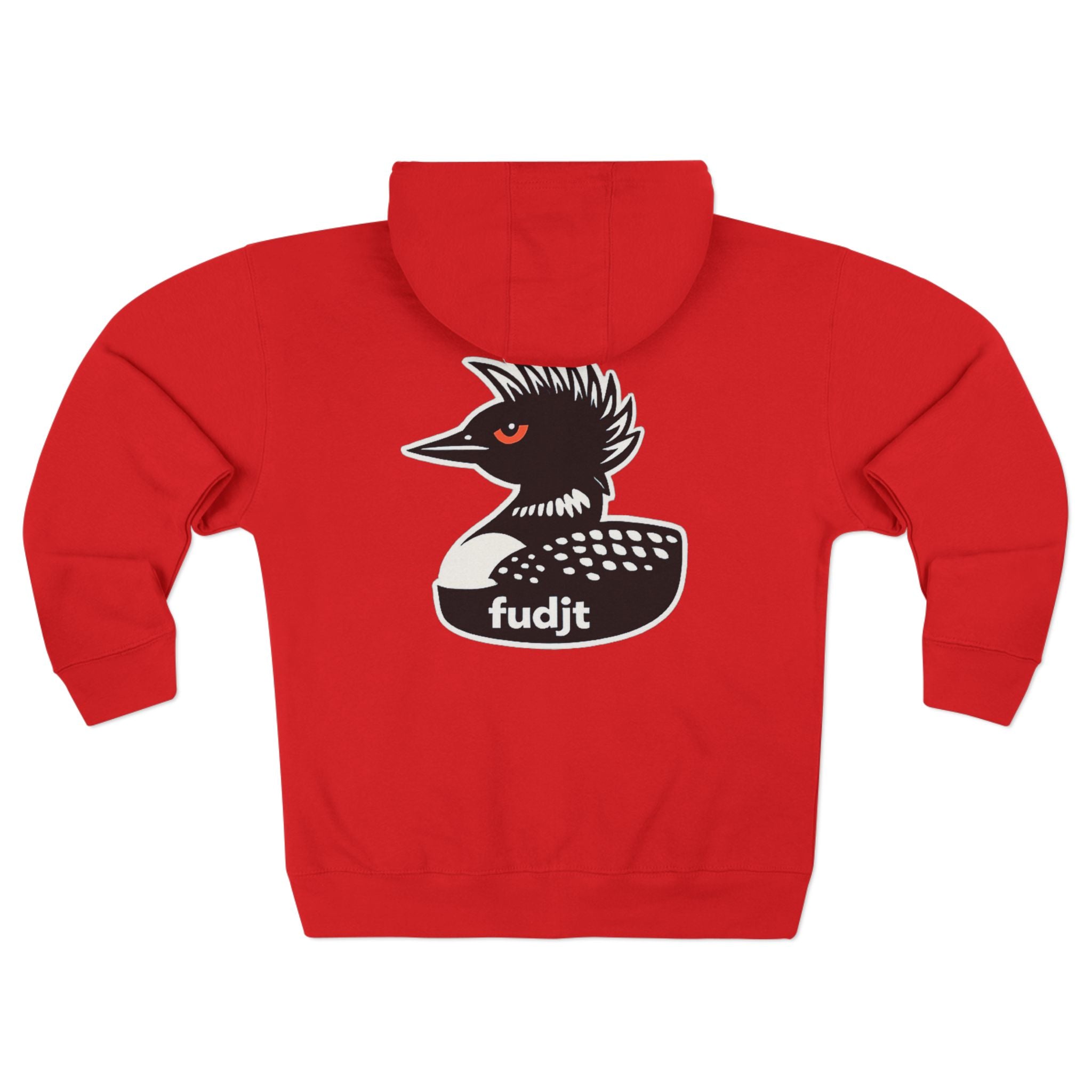 fudjt Rebel Loon Decoy Zip Hoodie | Front & Back Graphic | 9 Colors