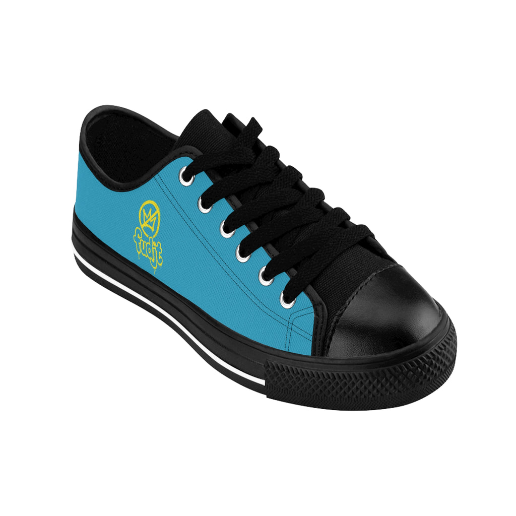 Turquoise Golden fudjt No Kings Street Style Sneakers | Men & Boys 1.5 Low Top