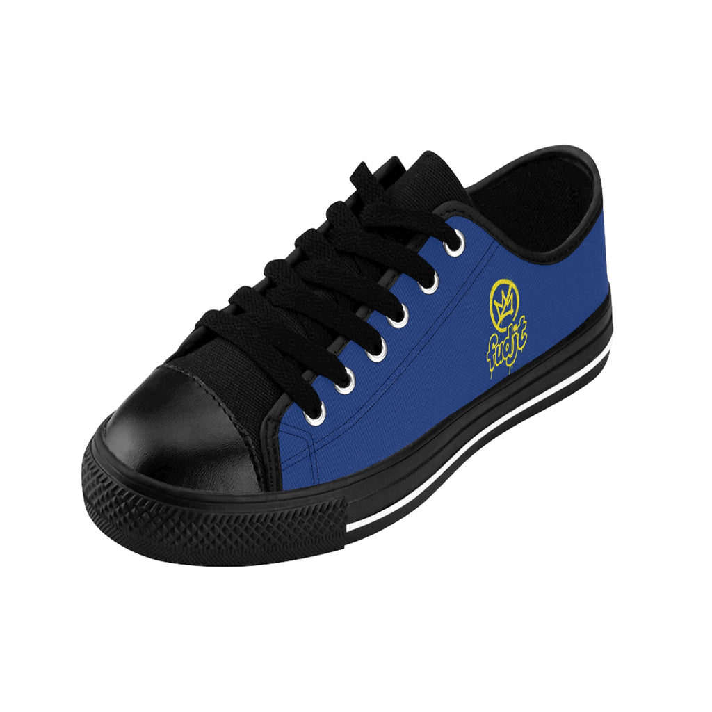 Dark Blue Golden fudjt No Kings Street Style Sneakers | Men & Boys 1.5 Low Top