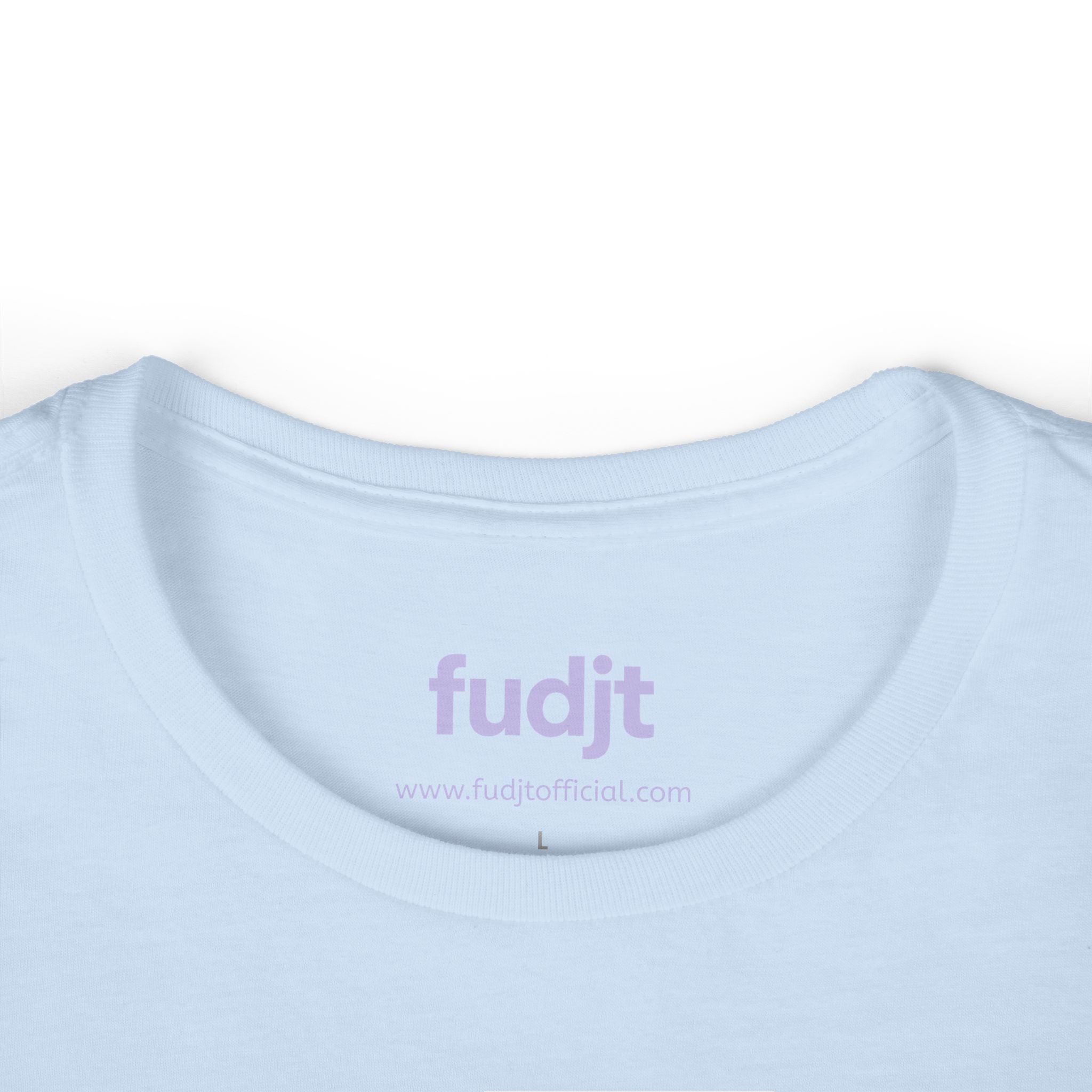 Women's Lavender fudjt logo Comfy Stylie Tee | 12 Colors
