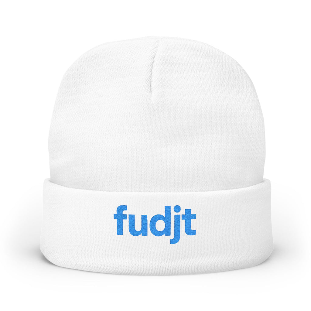 Stylish & Cozy fudjt Knit Beanie | Turquoise Embroidery | 6 Colors