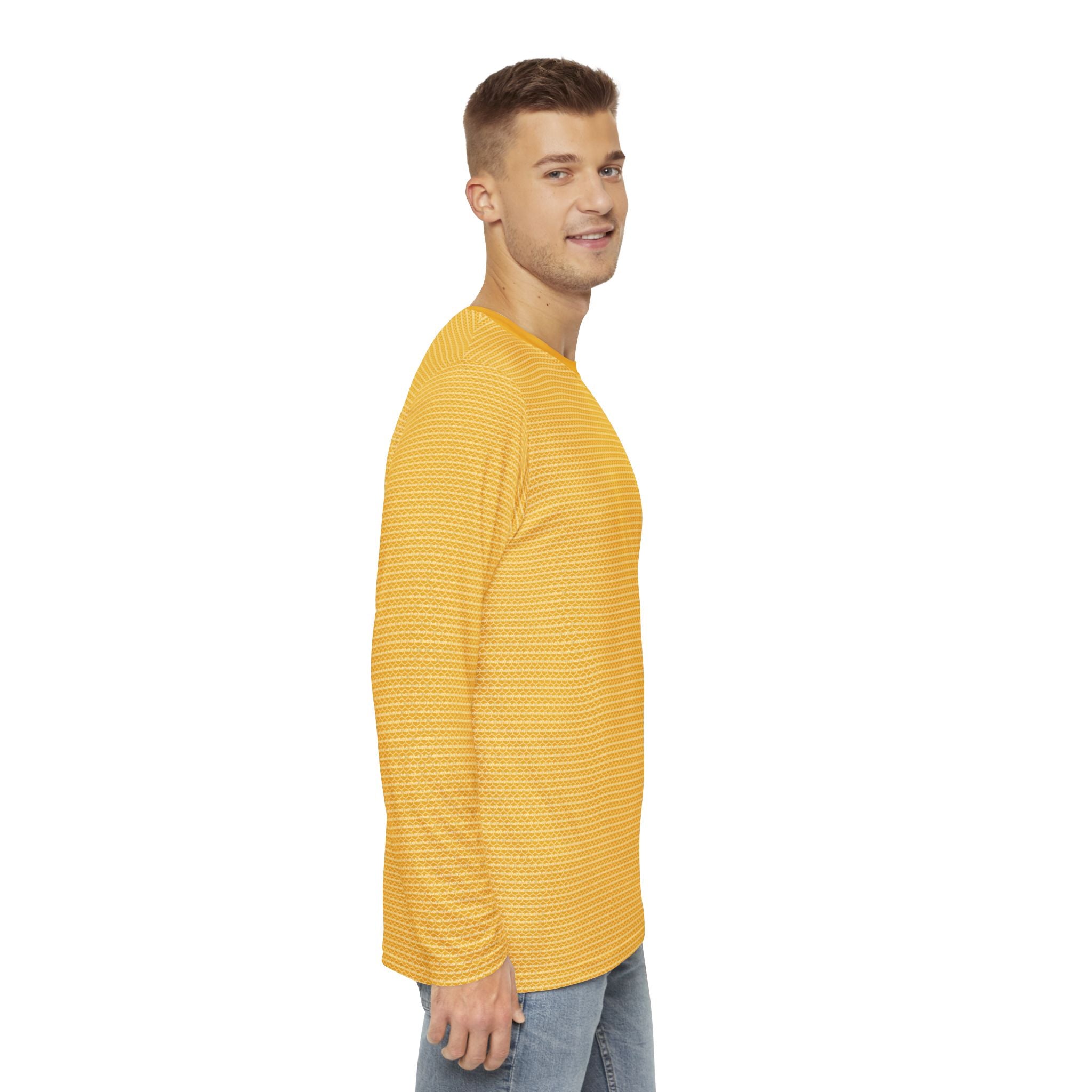 Yellow fudjt Unbroken Chain .5 Fluid Vibes Long Sleeve Shirt