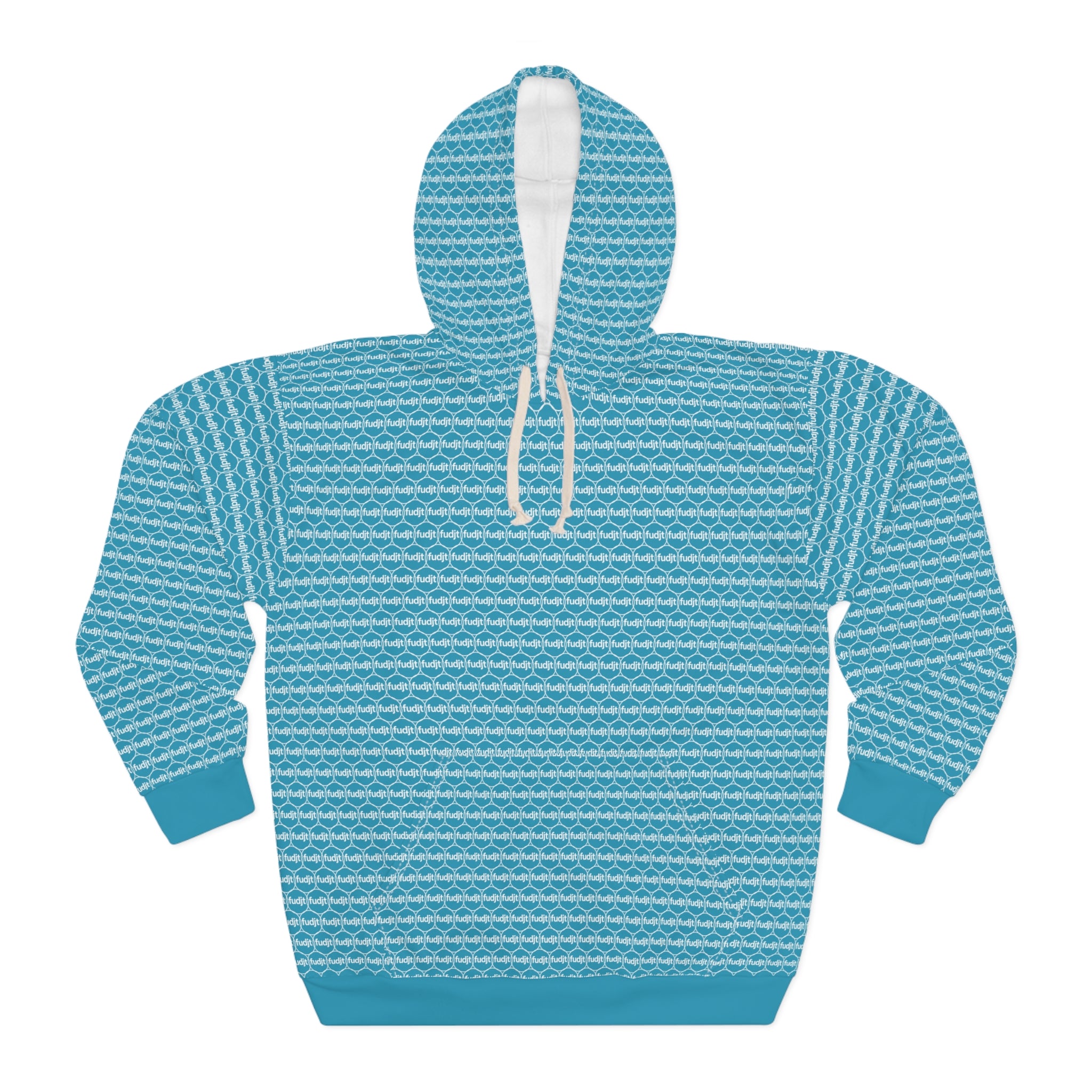 Turquoise fudjt Unbroken Chain Hoodie | All Over 1.25