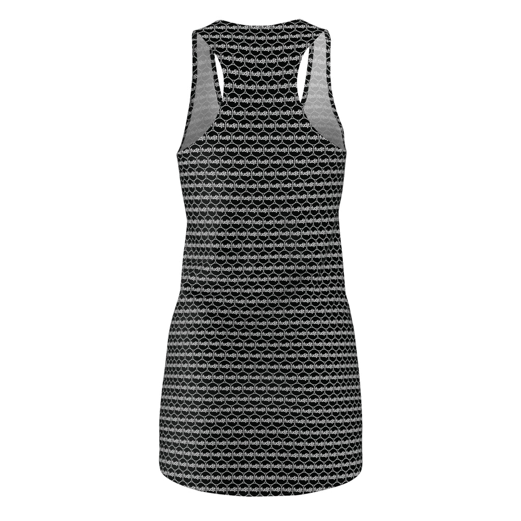 Black & White fudjt Unbroken Chain 1.25 Chic Racerback Dress - view 4