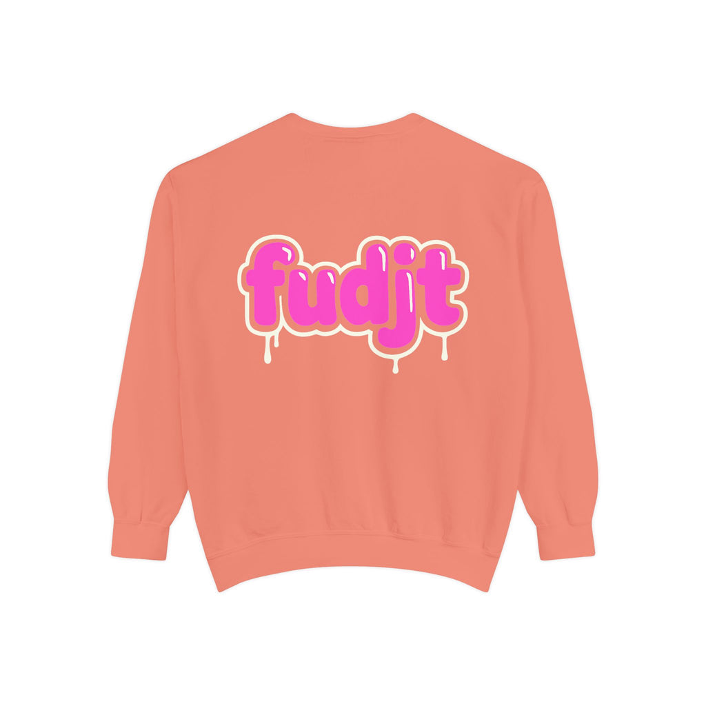 Rebel Loon fudjt Retro Wildlife Crewneck, Bold Pink Drip Backside | 14 Colors