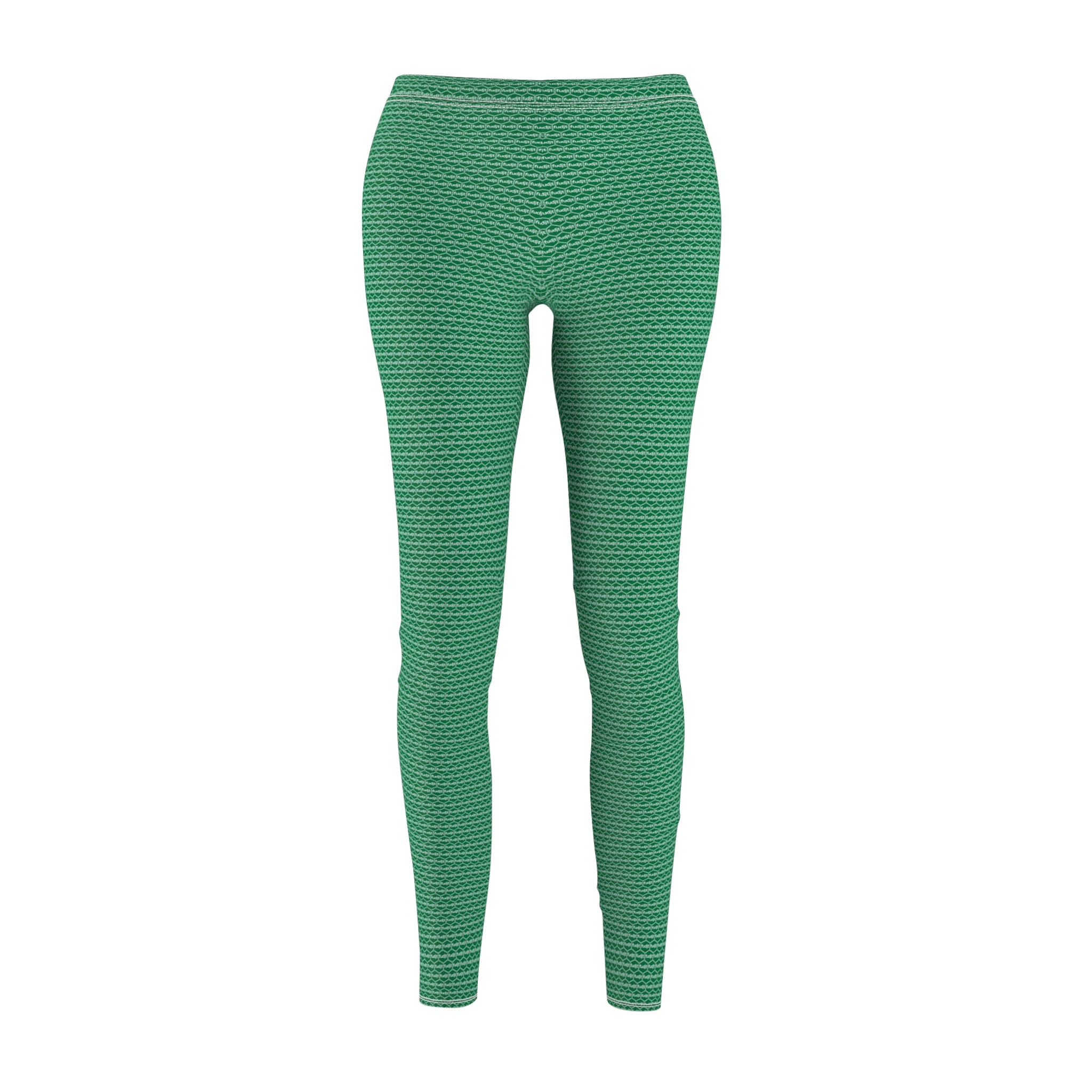 Dark Green fudjt Unbroken Chain .5 Casual Leggings