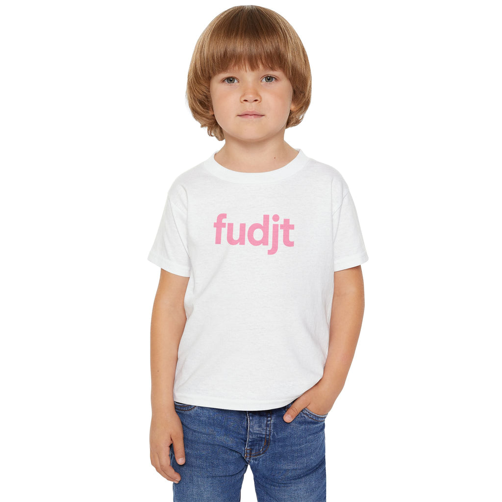 Toddler T-Shirt with Pink Fudjt Design | 6 Colors