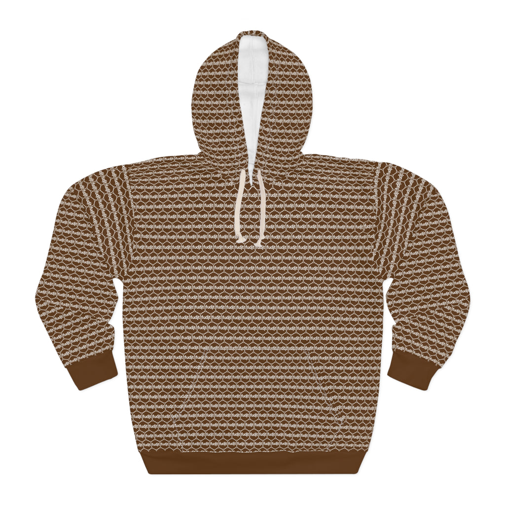 Brown fudjt Unbroken Chain Hoodie | All Over 1.25