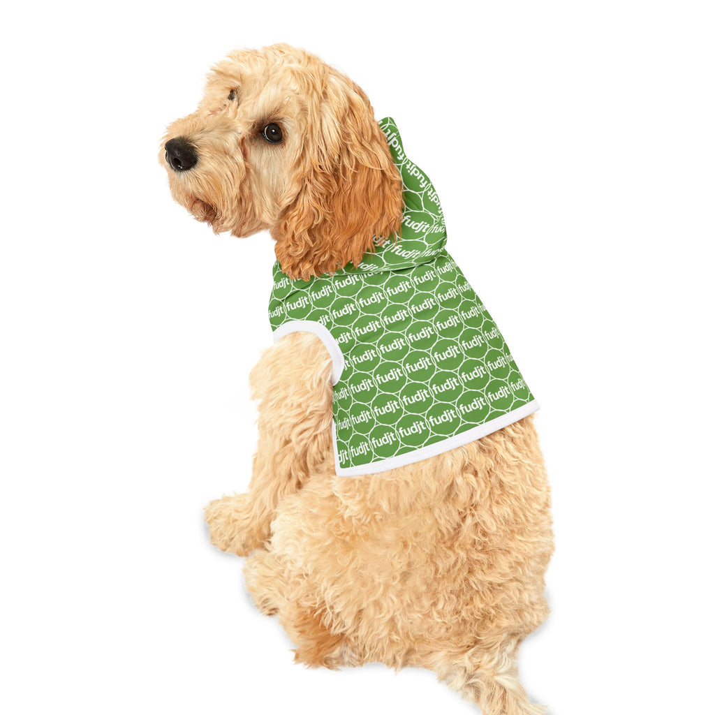 Green fudjt Pet Hoodie | Unbroken Chain 2.5 | 7 Sizes
