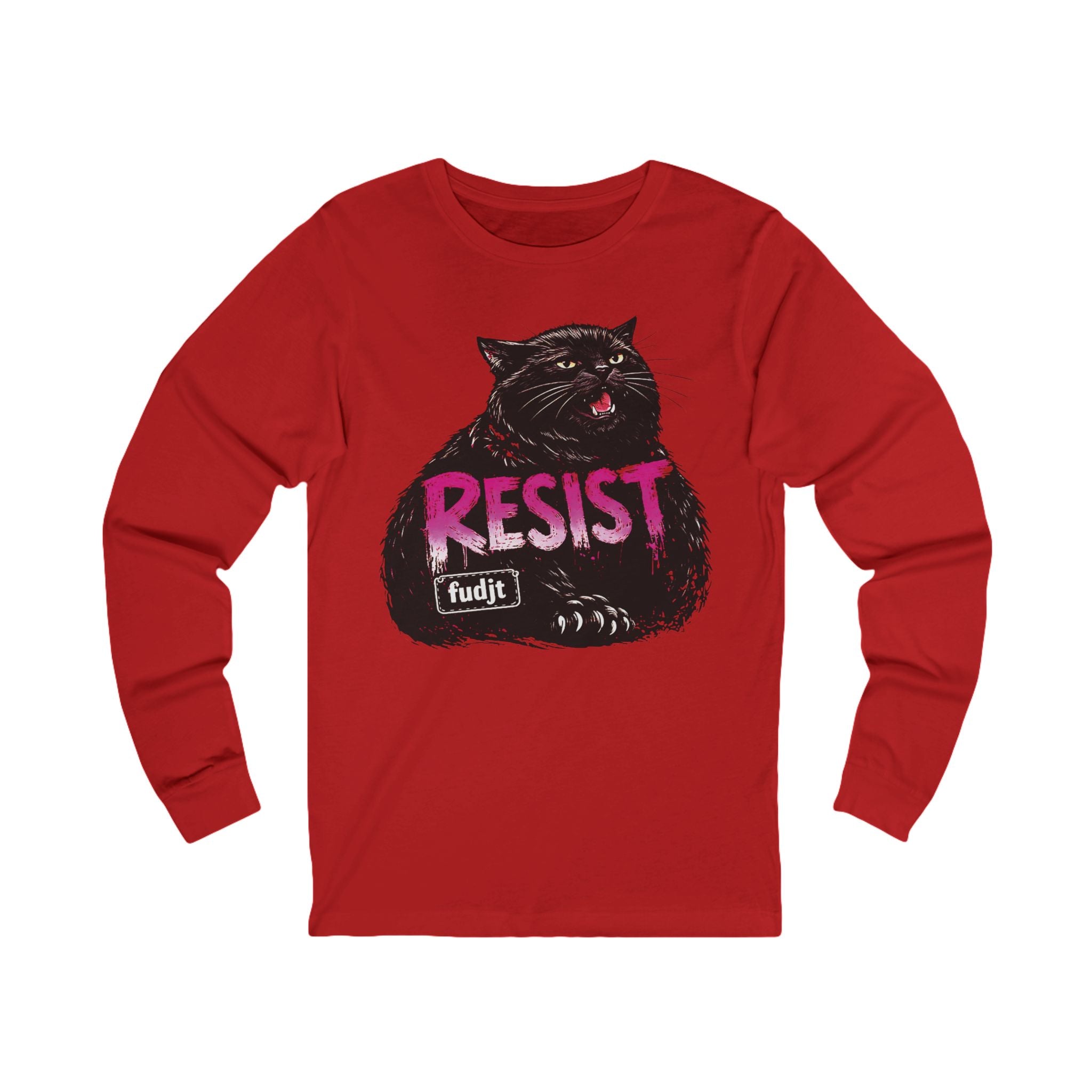 fudjt Resist Long Sleeve Tee | Black Pussycat | 13 Colors
