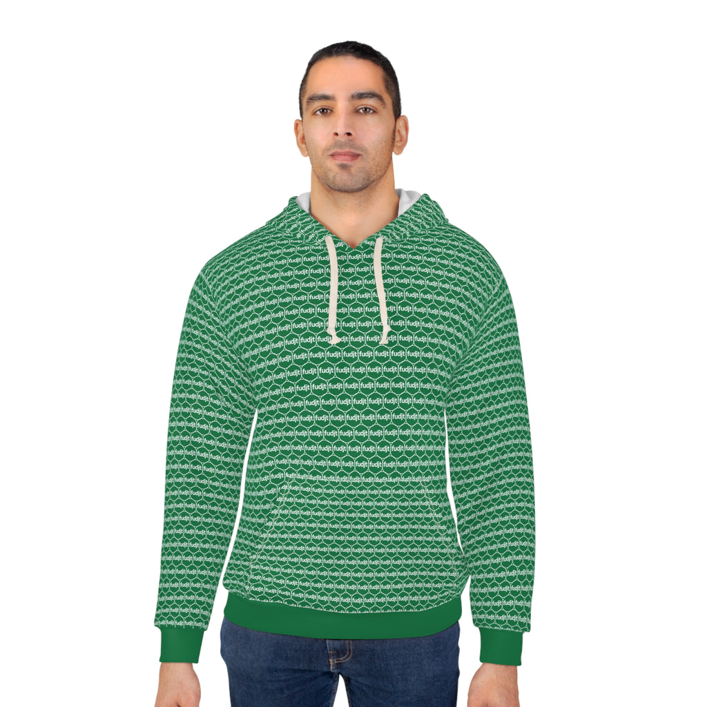 Dark Green fudjt Unbroken Chain Hoodie | All Over 1.25