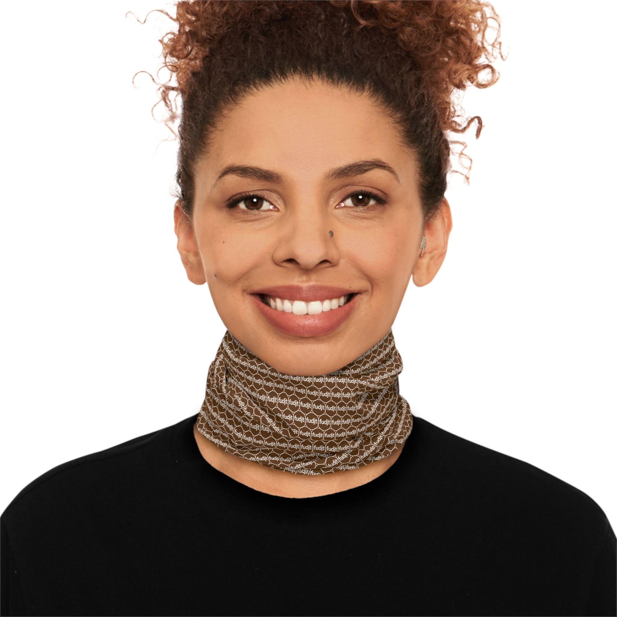 Brown fudjt Unbroken Chain .5 Neck Gaiter