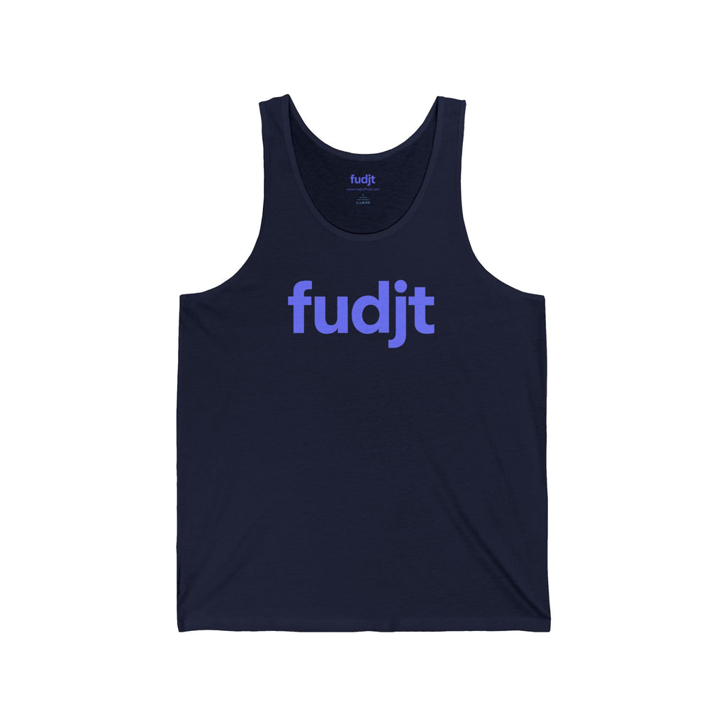 Light Blue fudjt logo - Unisex Jersey Tank | 6 Colors