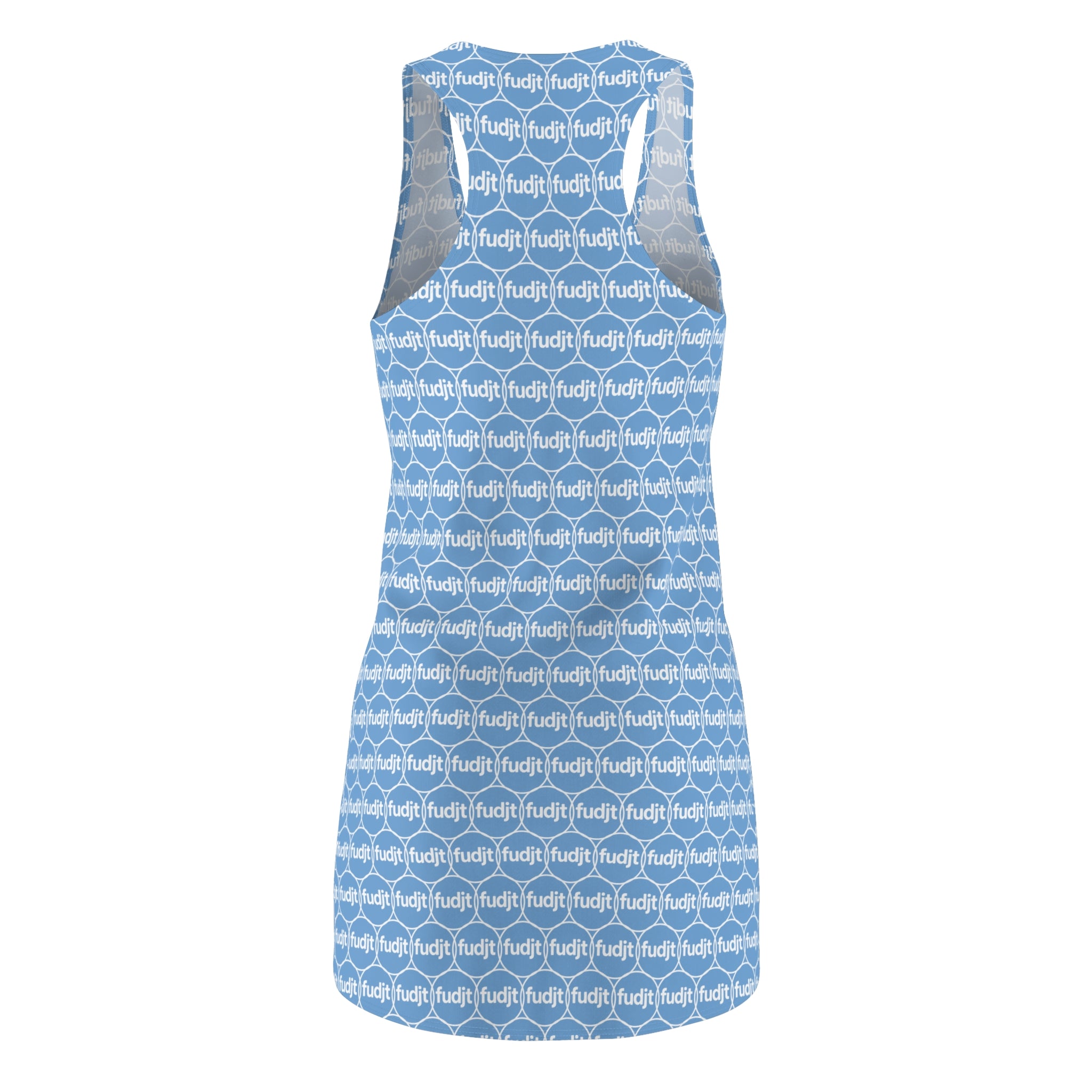Light Blue fudjt Unbroken Chain 2.5 Chic Racerback Dress