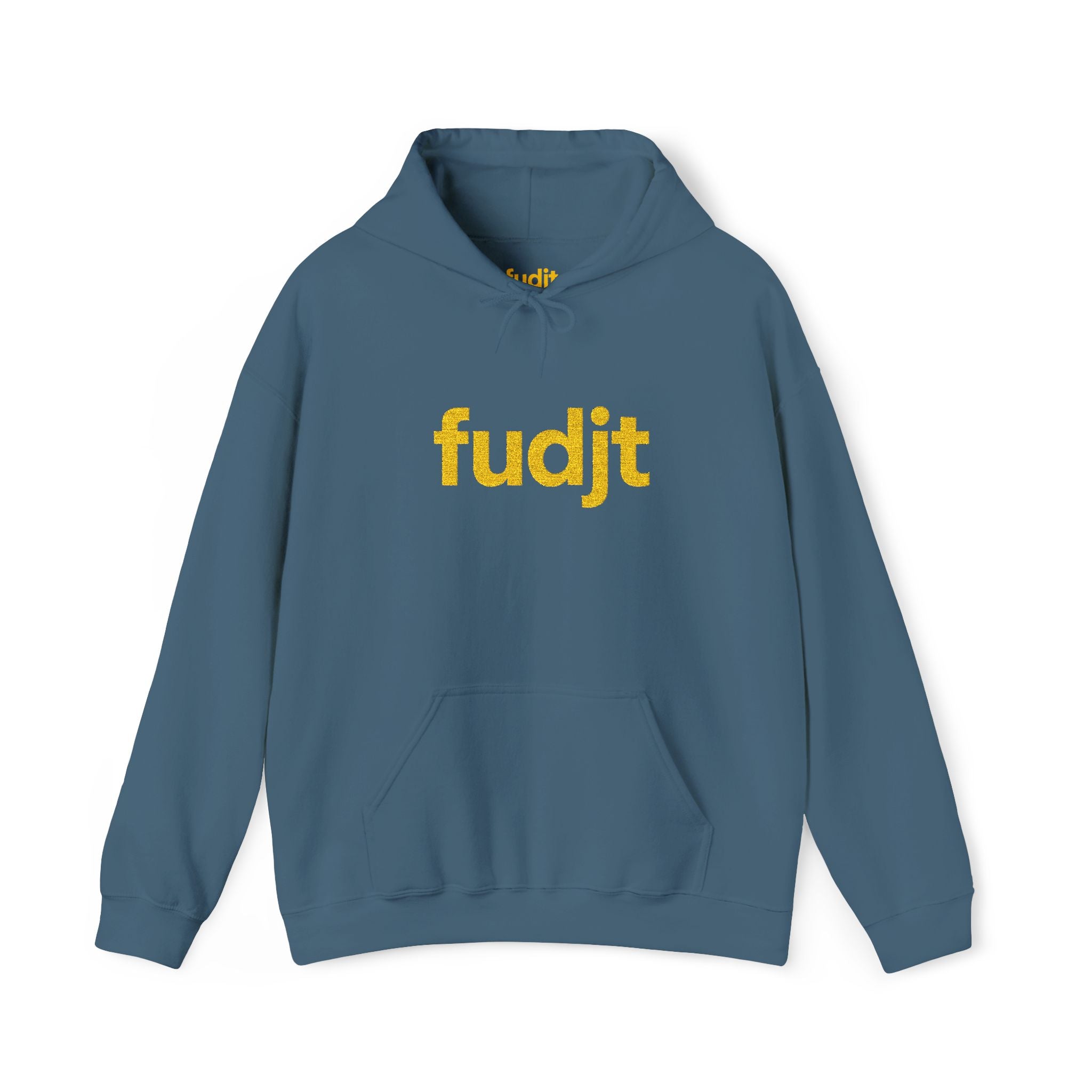 Golden Yellow fudjt Embroidered Heavy Blend Hooded Sweatshirt | 15 Colors | Stand For Something