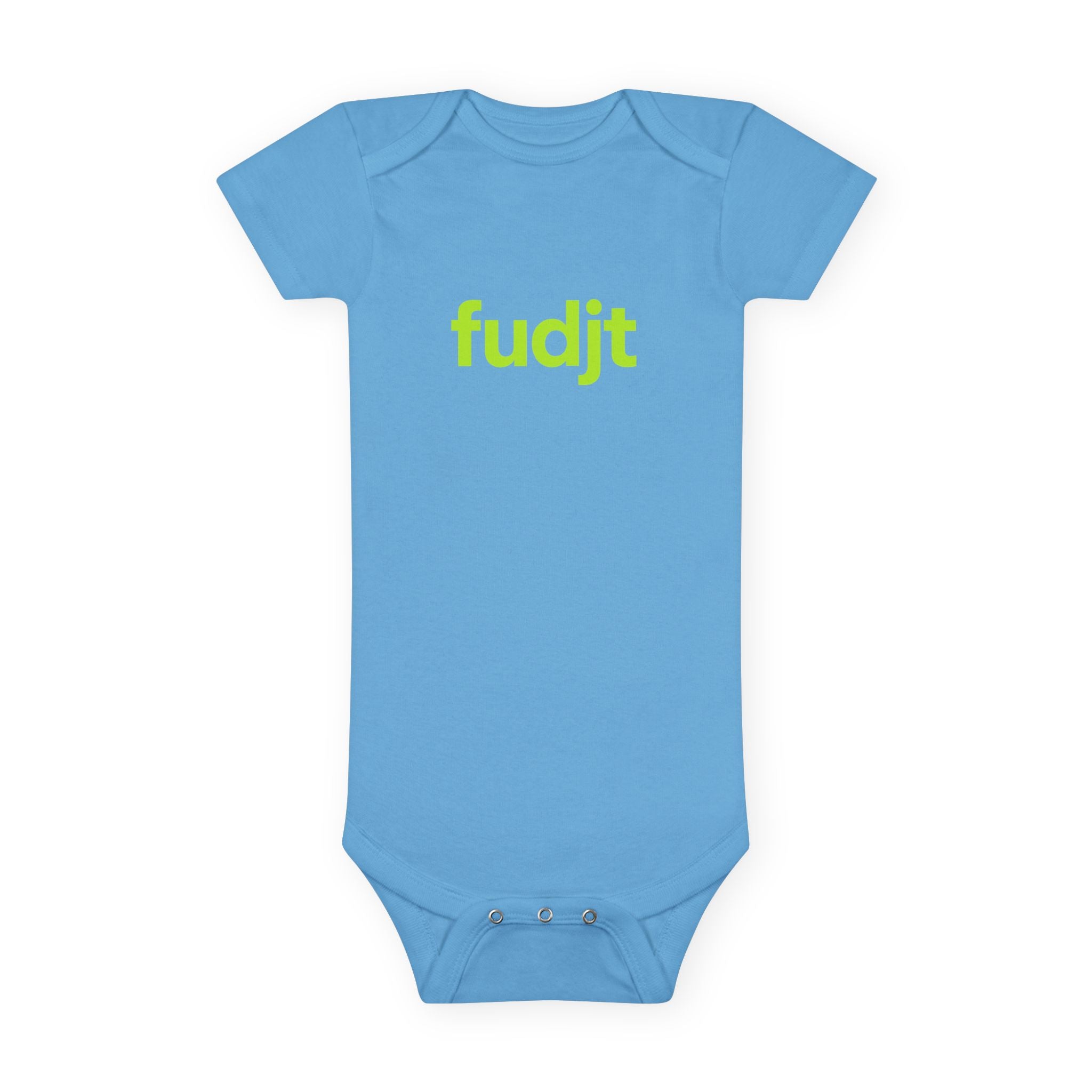 Lime fudjt Logo Baby Onesie
