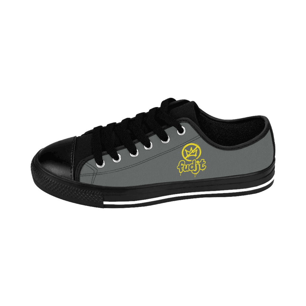 Dark Gray Golden fudjt No Kings Street Style Sneakers | Women & Girls 1.5 Low Top