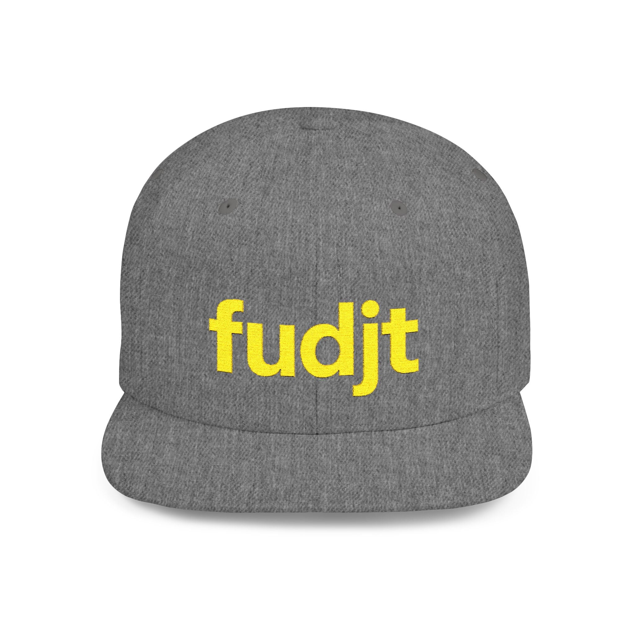 Stylish Flat Bill Snapback Gold fudjt Streetwear Logo Cap | 11 Colors