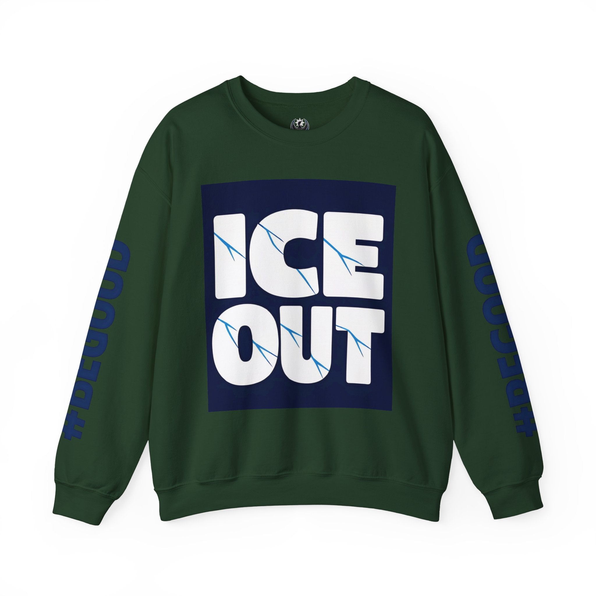 Ice Out Crewneck Sweatshirt — #PRETTIGOOD Graphic Pullover | 10 Colors