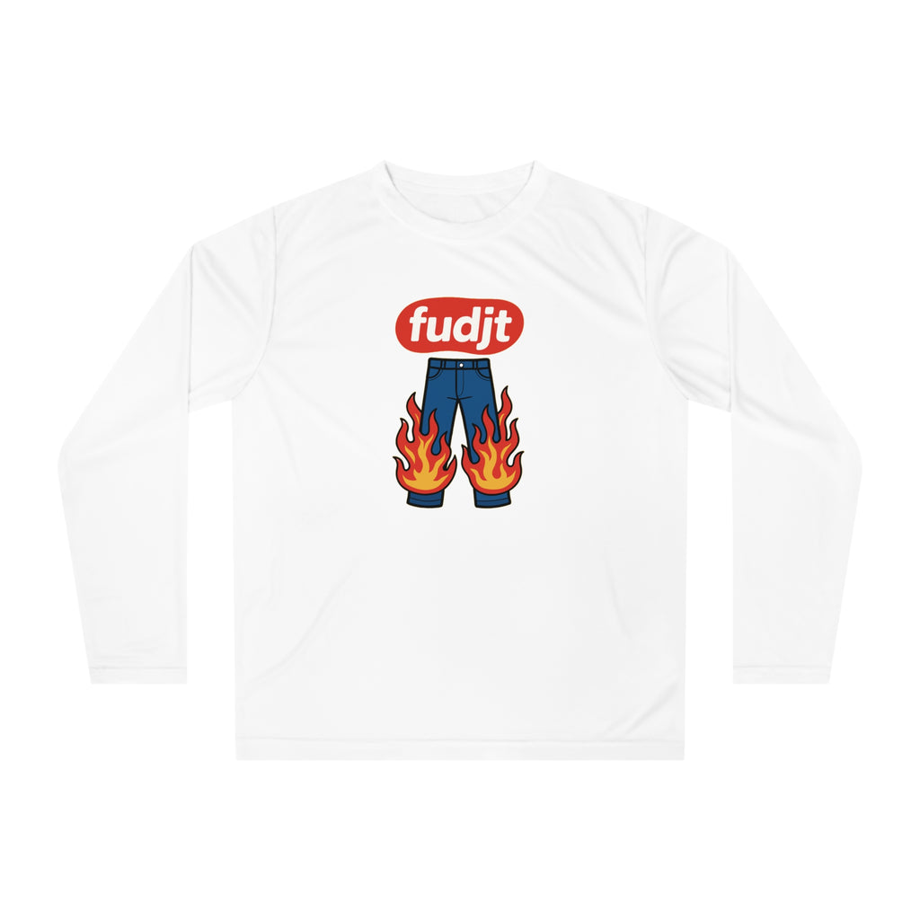fudjt Pants On Fire Long Sleeve Performance Tee | 5 Colors