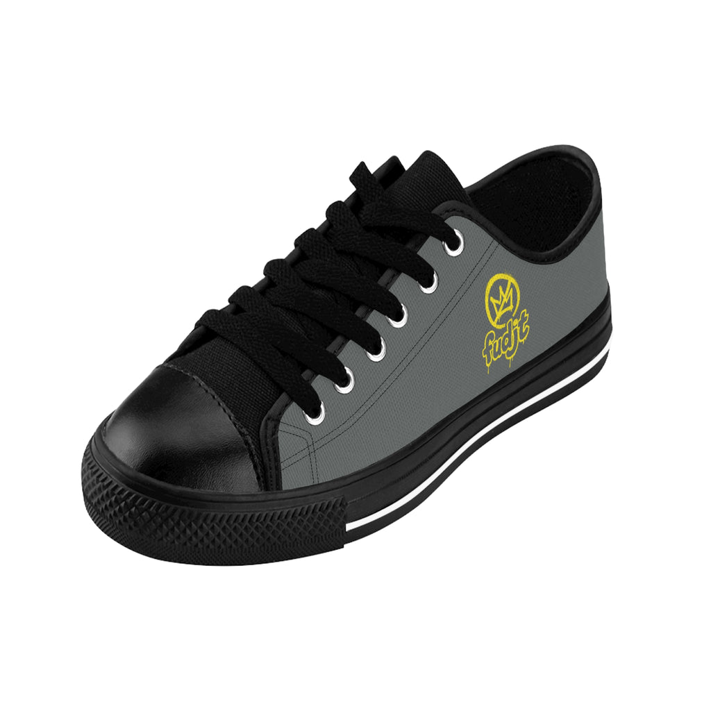 Dark Gray Golden fudjt No Kings Street Style Sneakers | Women & Girls 1.5 Low Top