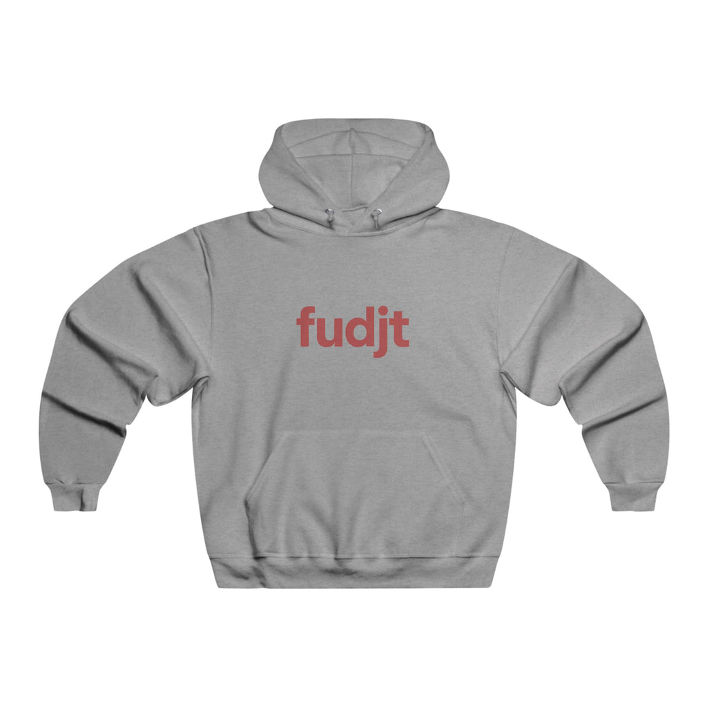 fudjt Hooded Sweatshirt | Red Logo, Super Cozy Hoodie | 8 Colors