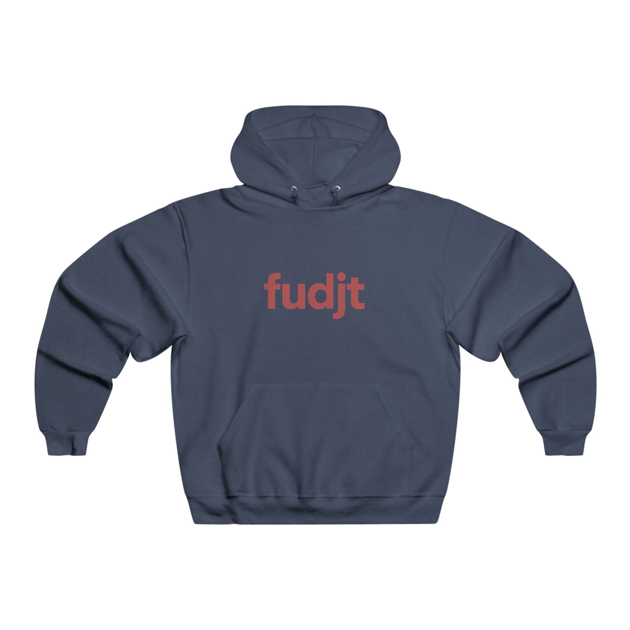 fudjt Hooded Sweatshirt | Red Logo, Super Cozy Hoodie | 8 Colors