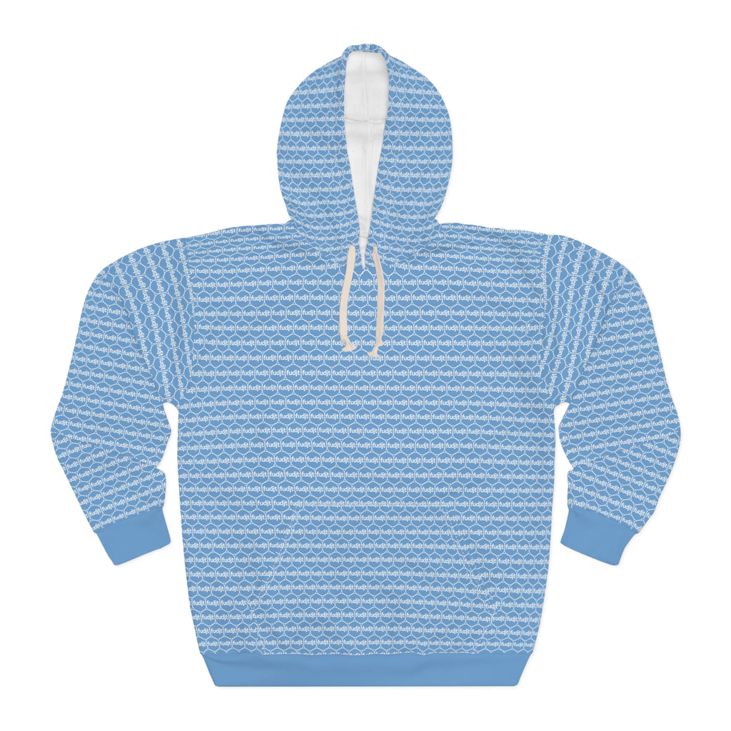 Light Blue fudjt Unbroken Chain Hoodie | All Over 1.25