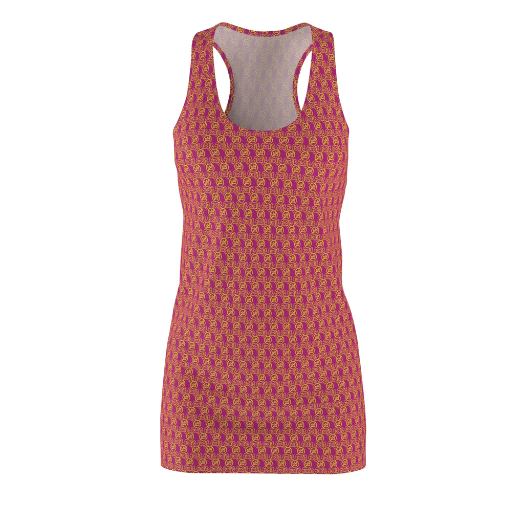 Pink Golden fudjt No Kings 1.25 Chic Racerback Dress