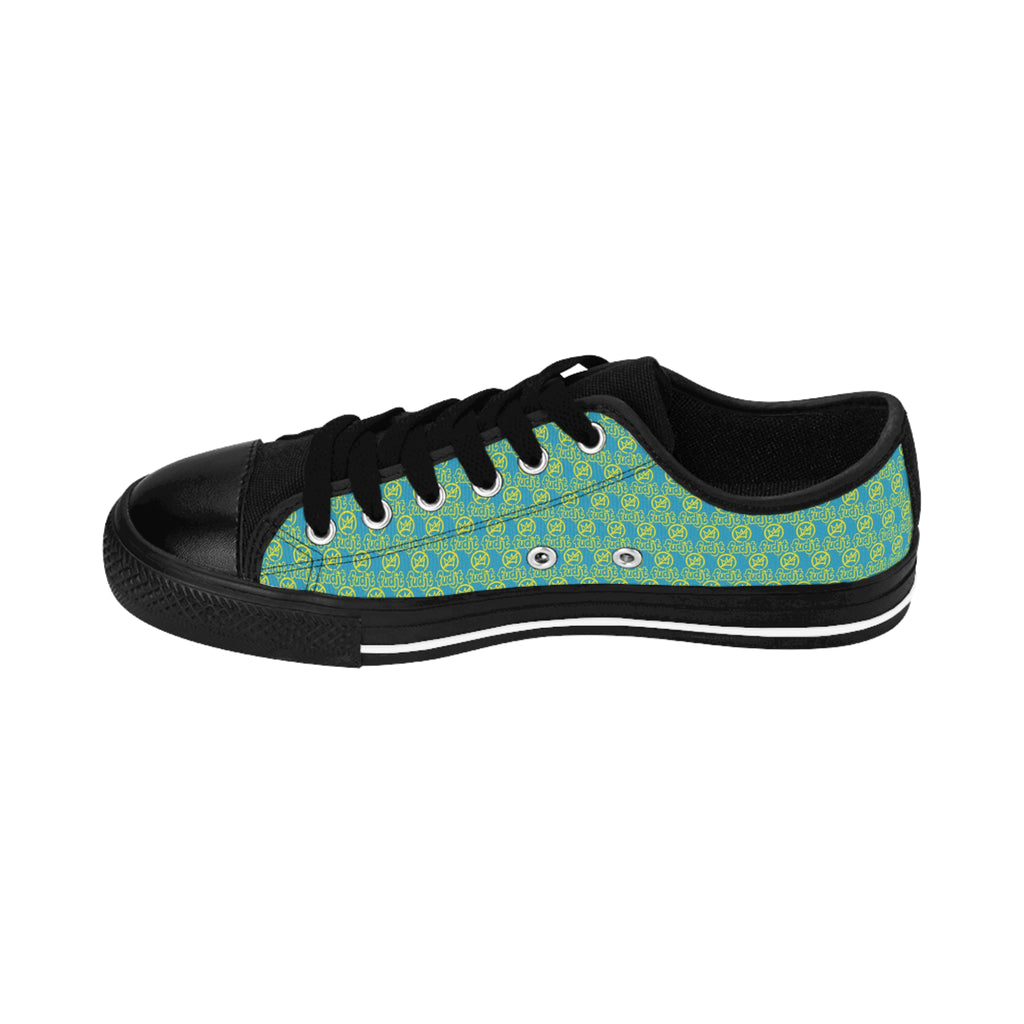 Turquoise Golden fudjt No Kings Street Style Sneakers | Men & Boys All Over .5 Low Top