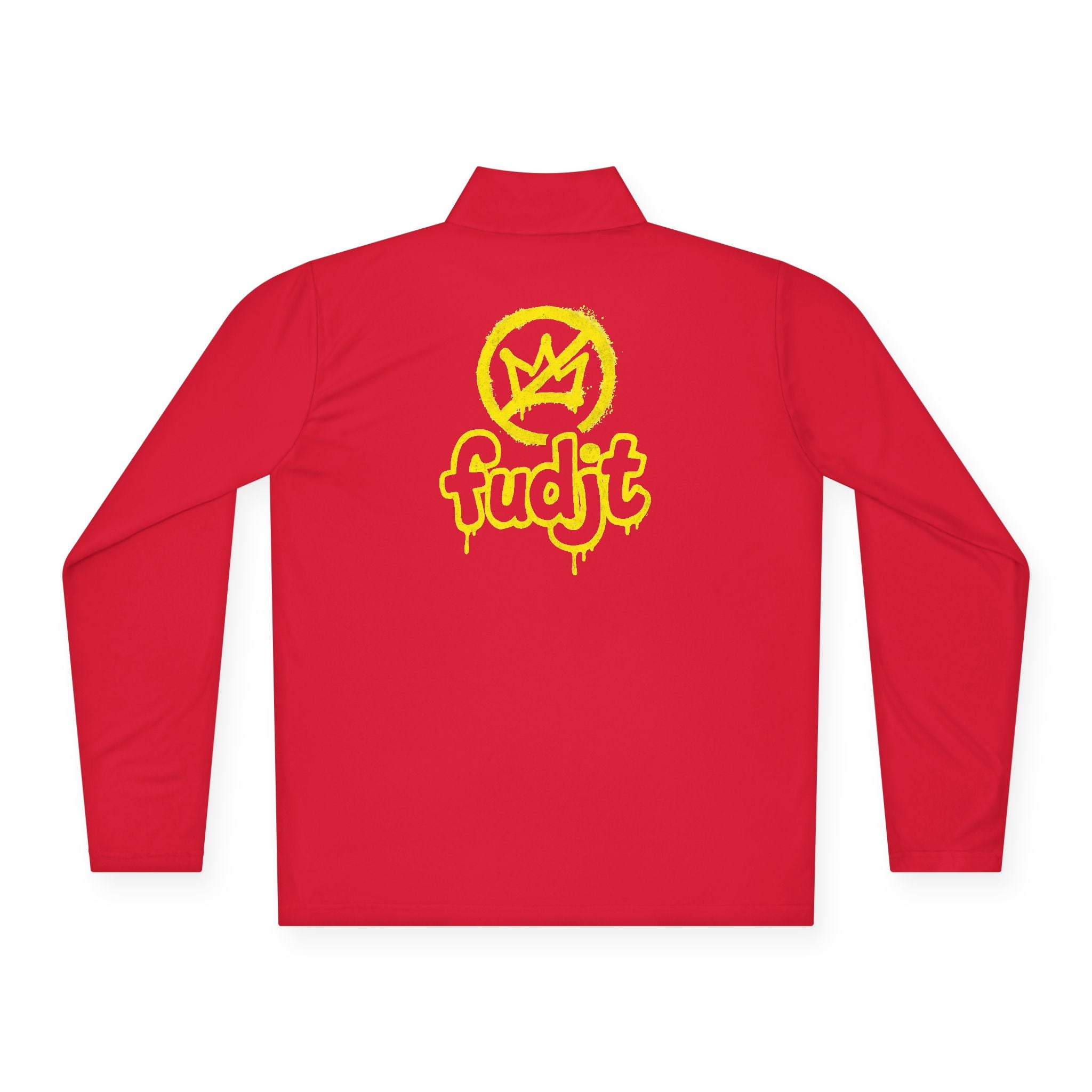 Quarter-Zip Performance Pullover | Golden fudjt No Kings | BOLD BACKSIDE | 8 Colors