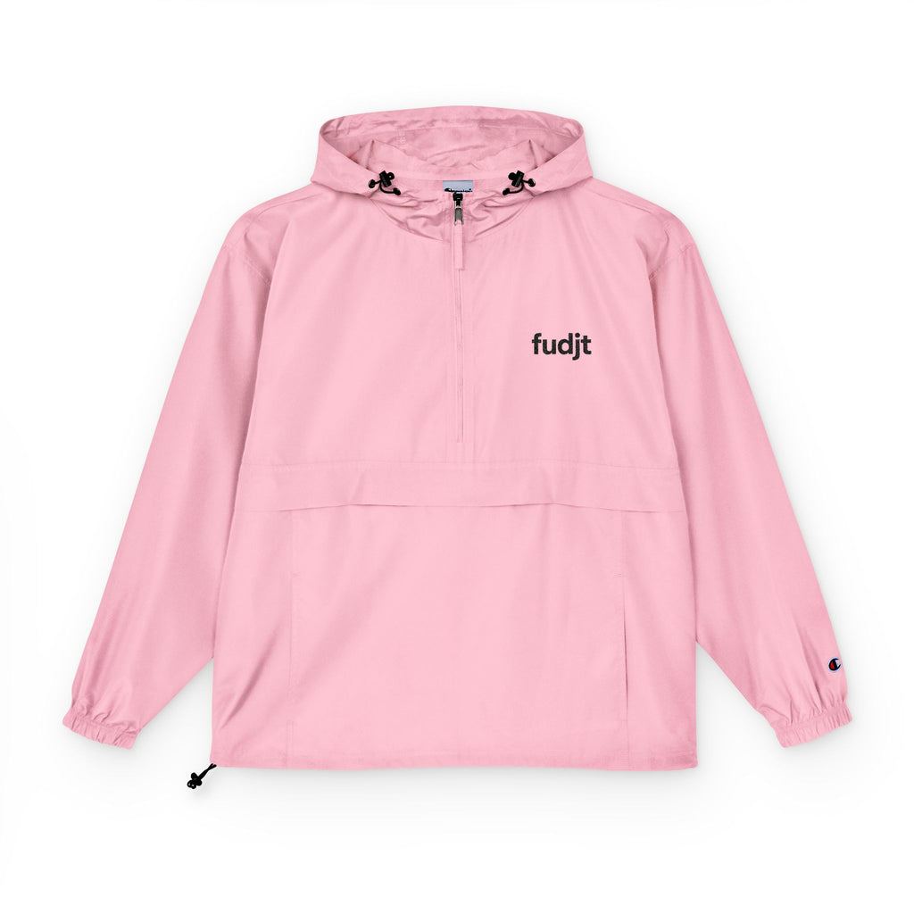 Packable Black fudjt logo Anorak Jacket - Champion Unisex Adventure Wear | 7 Colors