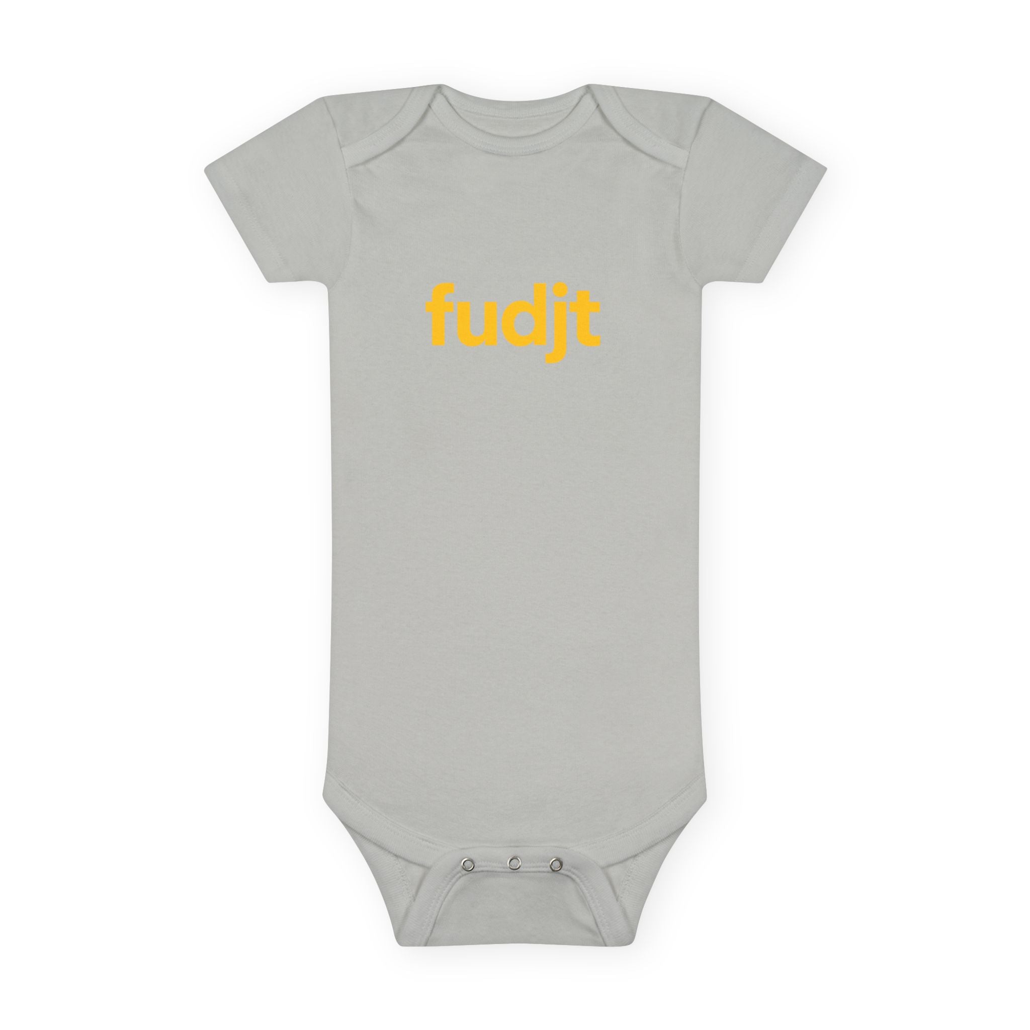 Gold fudjt Logo Baby Onesie | 4 Colors
