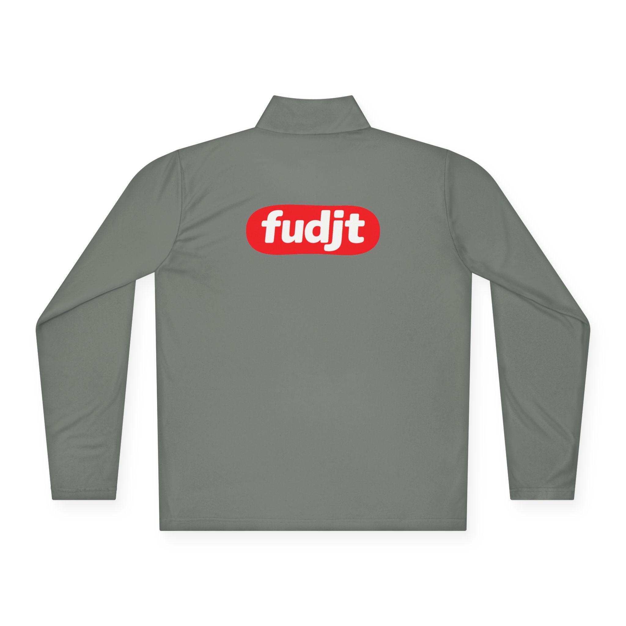 fudjt Anti-Supremacy Red Badge Quarter-Zip Performance Pullover | Bold Backside | 7 Colors
