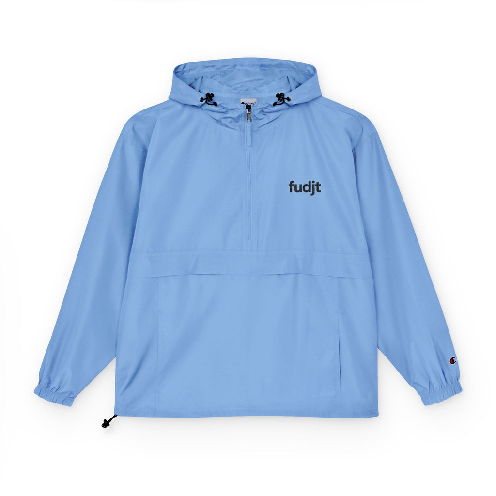 Packable Black fudjt logo Anorak Jacket - Champion Unisex Adventure Wear | 7 Colors