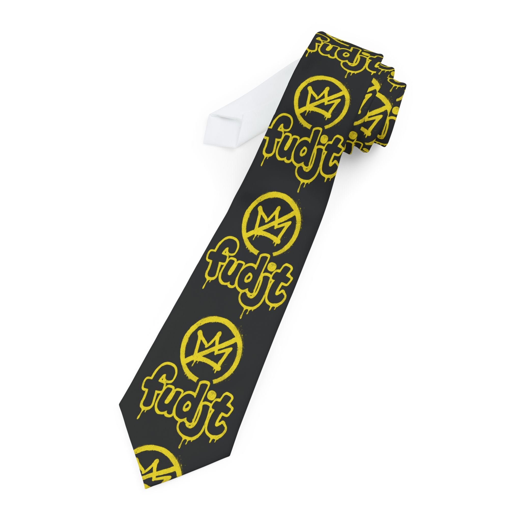 Black Gold No Kings fudjt Necktie - view 2