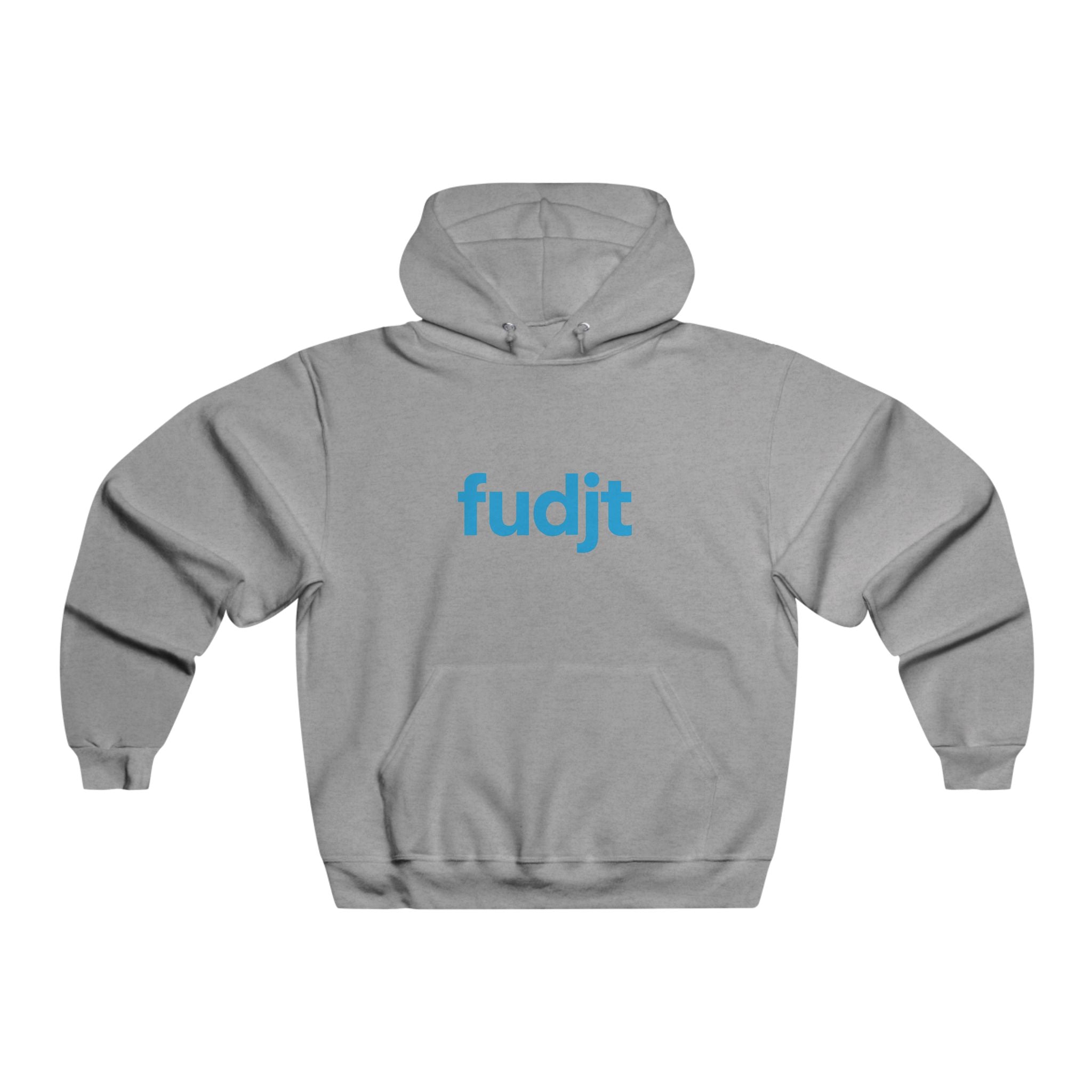 fudjt Hooded Sweatshirt | Turquoise Logo, Super Cozy Hoodie | 8 Colors
