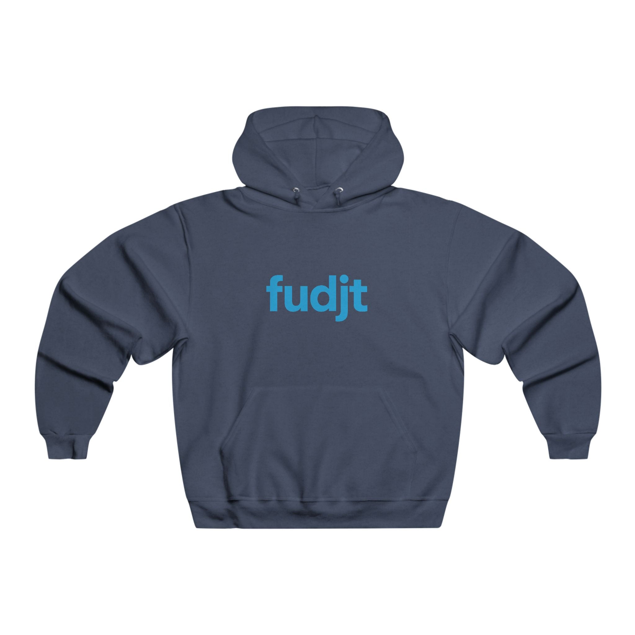 fudjt Hooded Sweatshirt | Turquoise Logo, Super Cozy Hoodie | 8 Colors