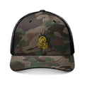 Camouflage Trucker Hat with Golden fudjt No Kings Embroidery | 3 Colors