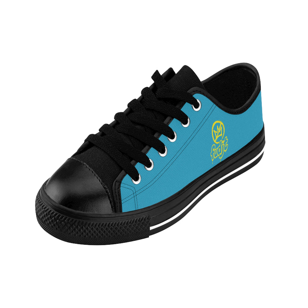 Turquoise Golden fudjt No Kings Street Style Sneakers | Men & Boys 1.5 Low Top