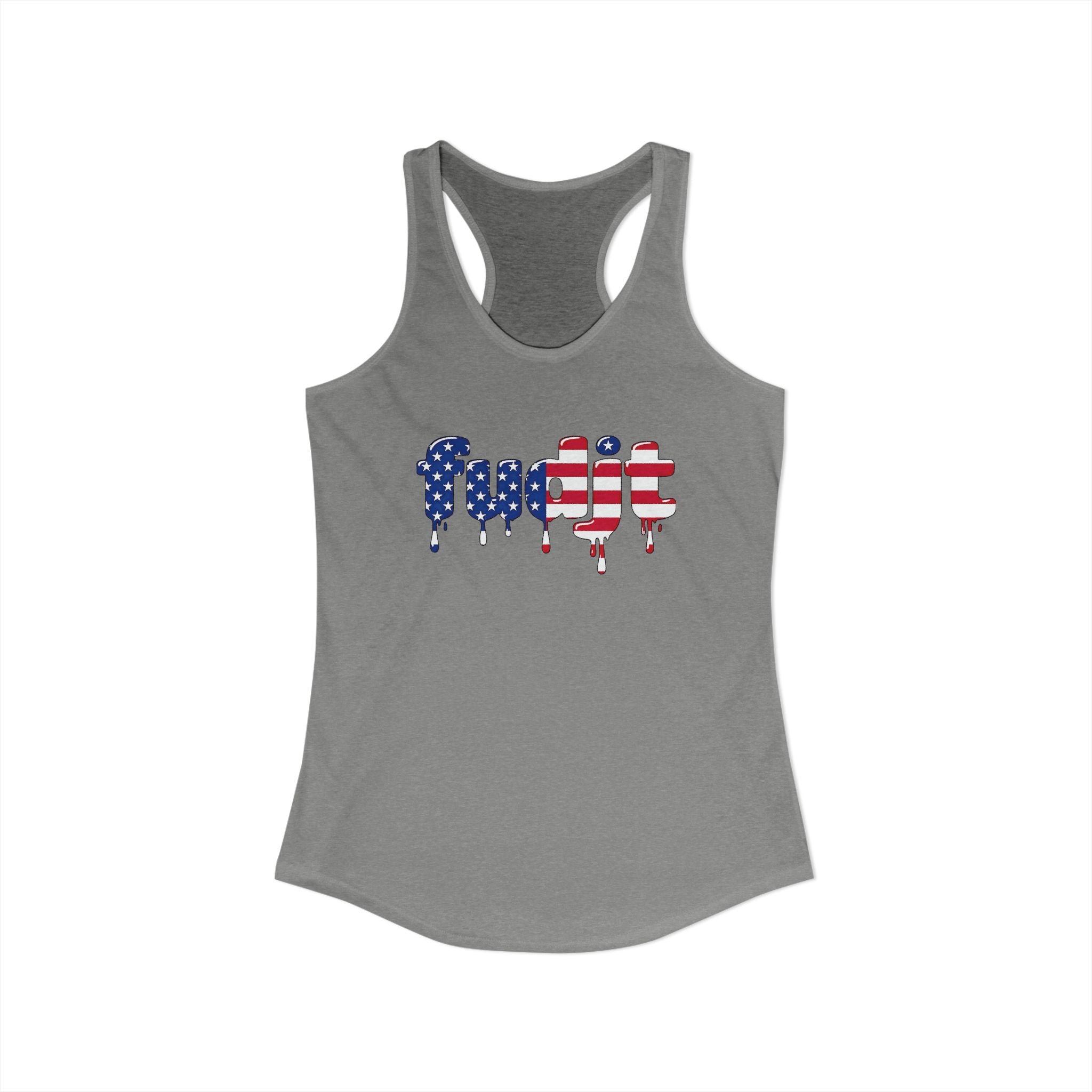 fudjt Stars & Stripes Women's Racerback Tank | 5 Colors