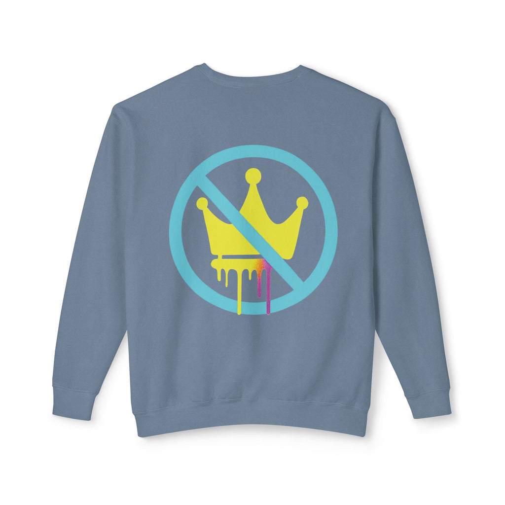 Rebel Loon fudjt Crewneck Sweatshirt – Graphic Loon Design, No Crowns Back | 6 Colors