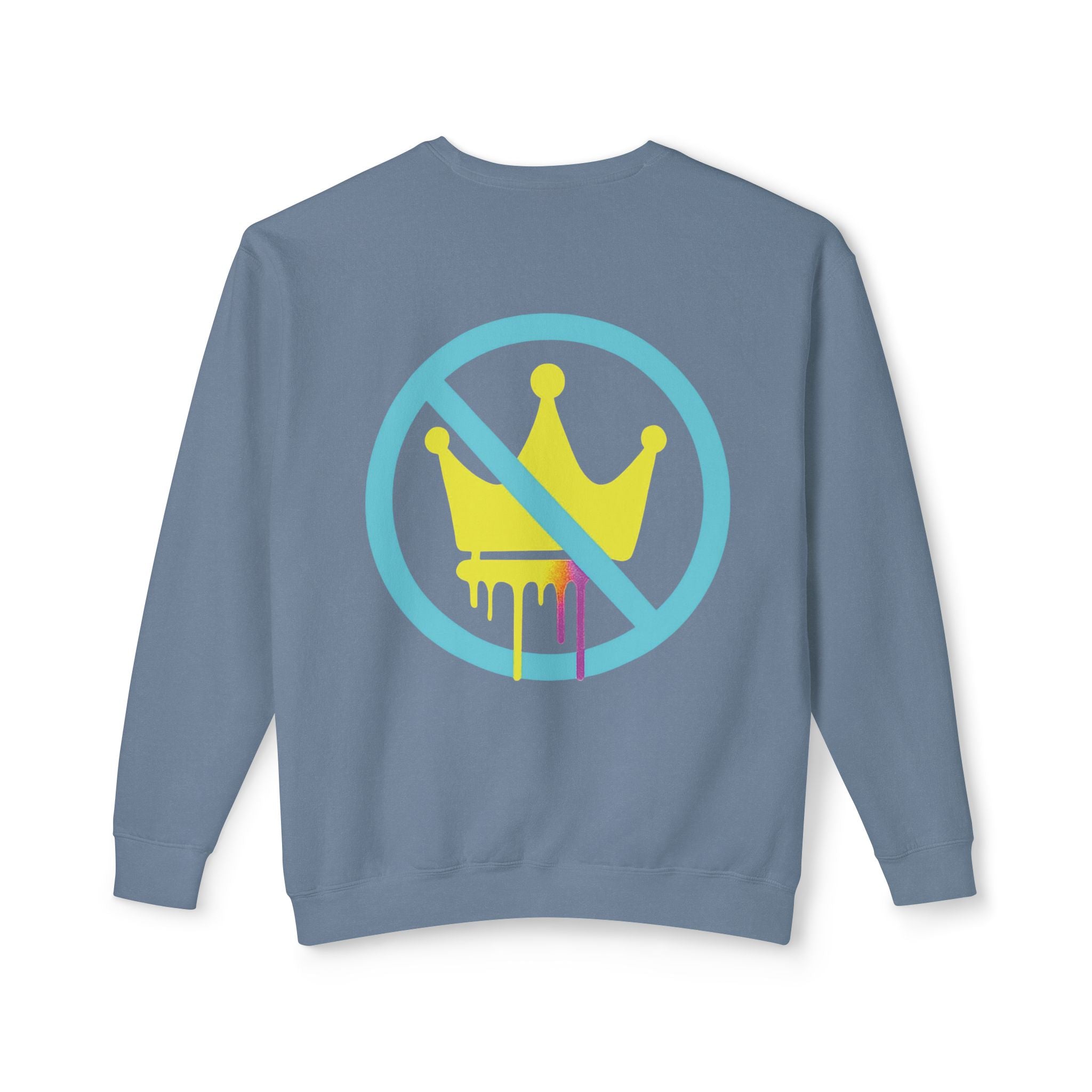Rebel Loon fudjt Crewneck Sweatshirt – Graphic Loon Design, No Crowns Back | 6 Colors