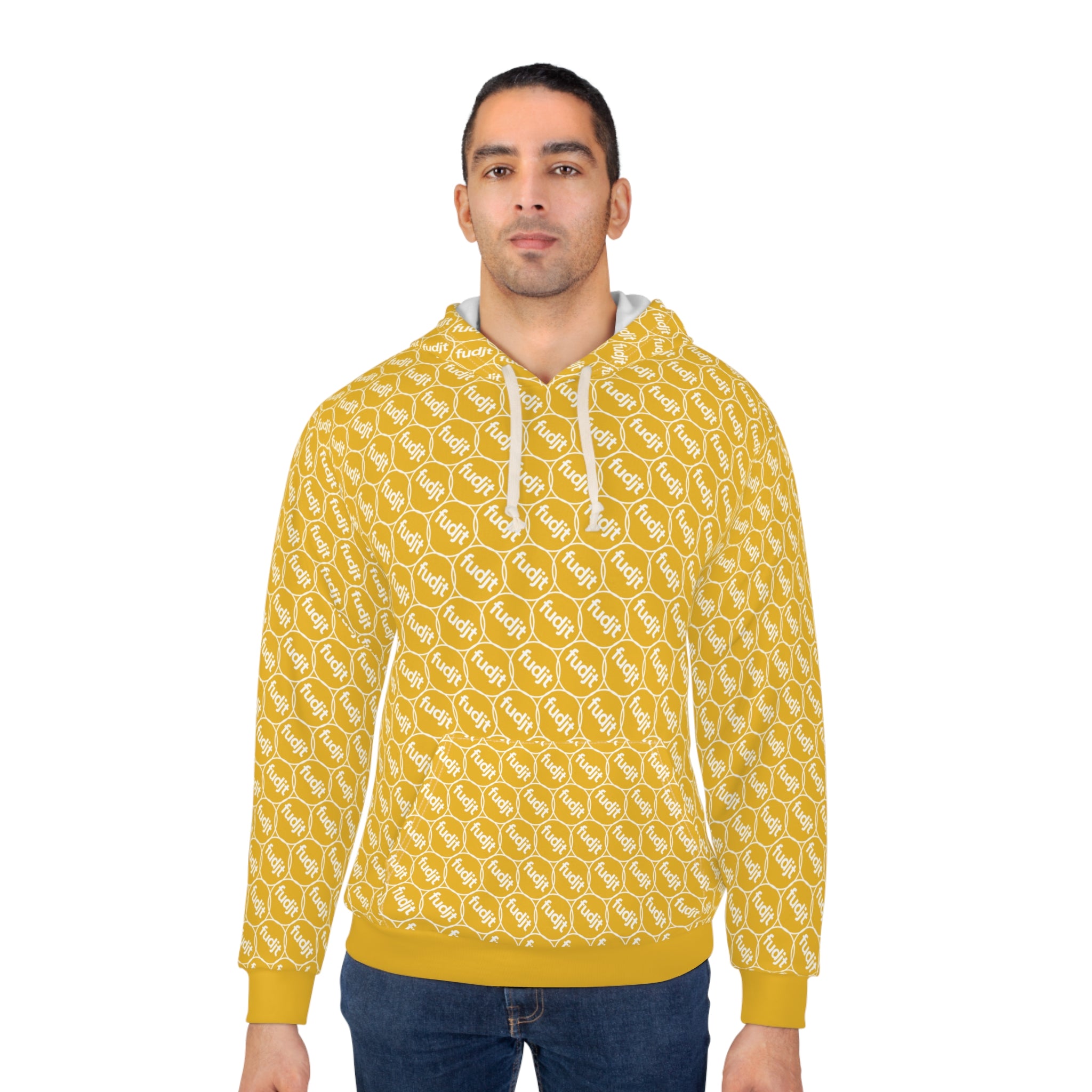 Yellow fudjt Unbroken Chain Hoodie | All Over 2.5-45