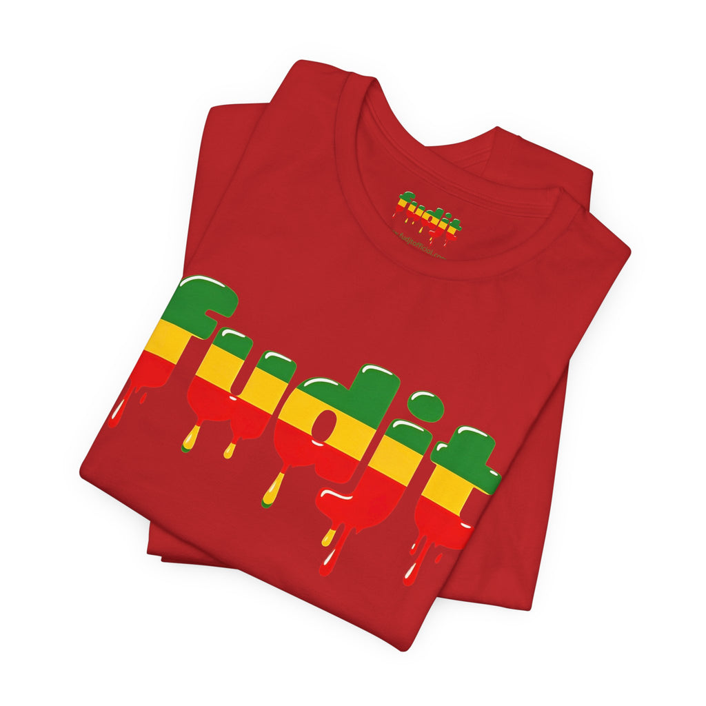 fudit Drip Logo Tee (Rasta Colors)
