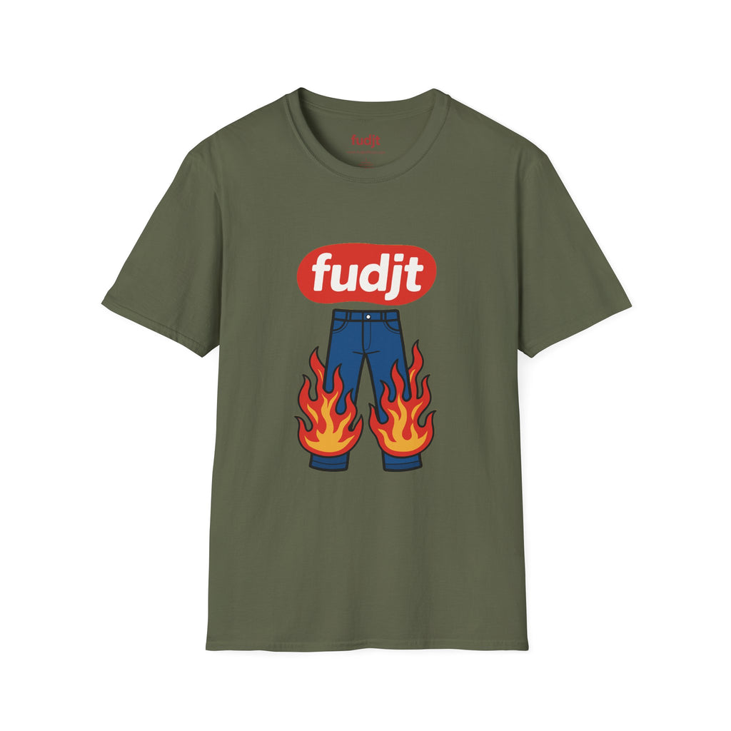fudjt Pants On Fire Everyday Style Tee | 14 Colors