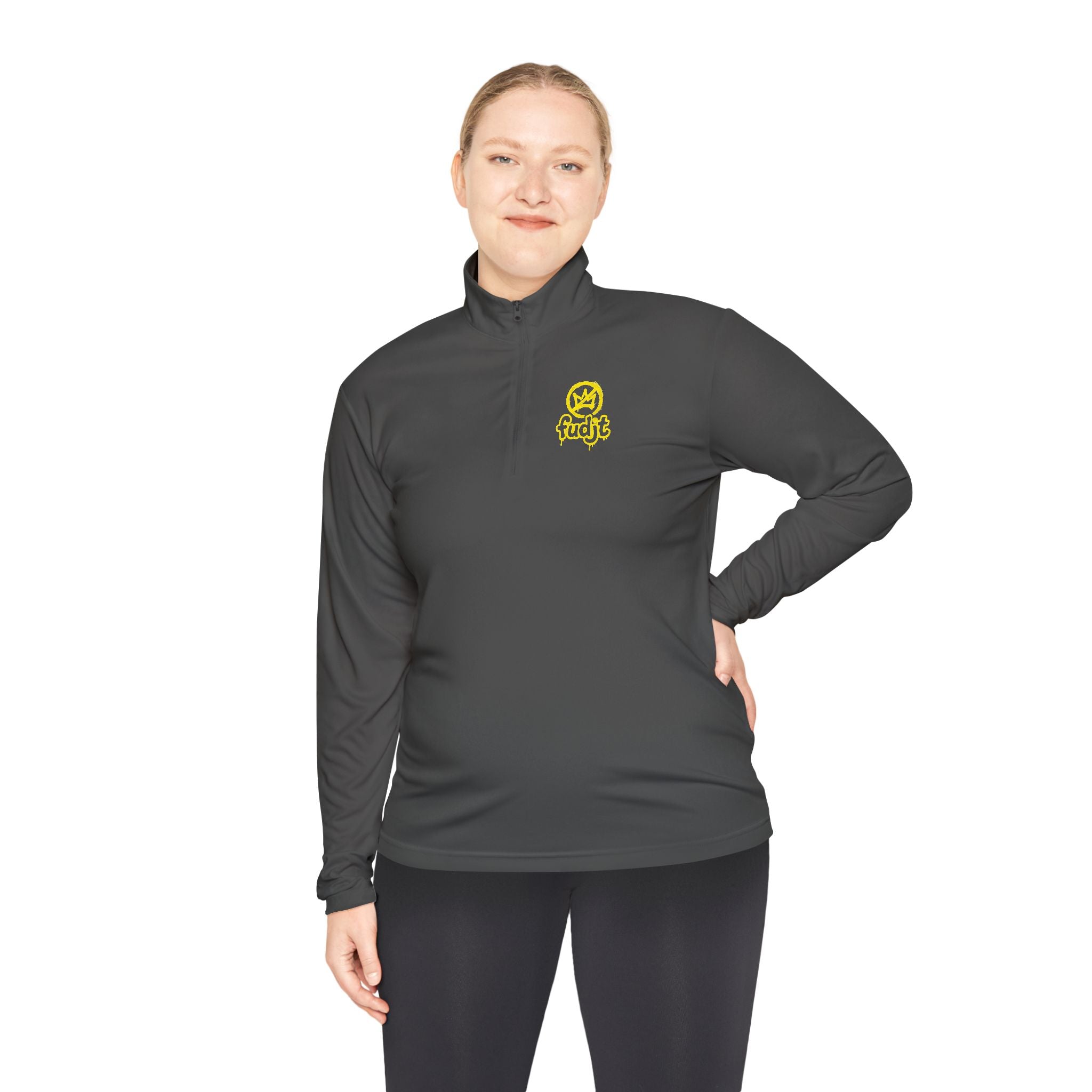 Quarter-Zip Performance Pullover | Golden fudjt No Kings | BOLD BACKSIDE | 8 Colors