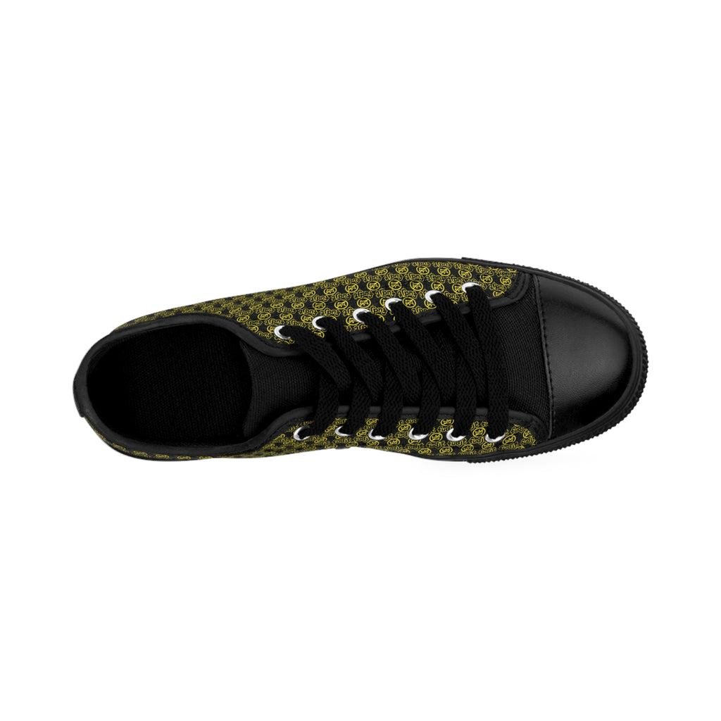 Black Golden fudjt No Kings Street Style Sneakers | Men & Boys All Over .5 Low Top